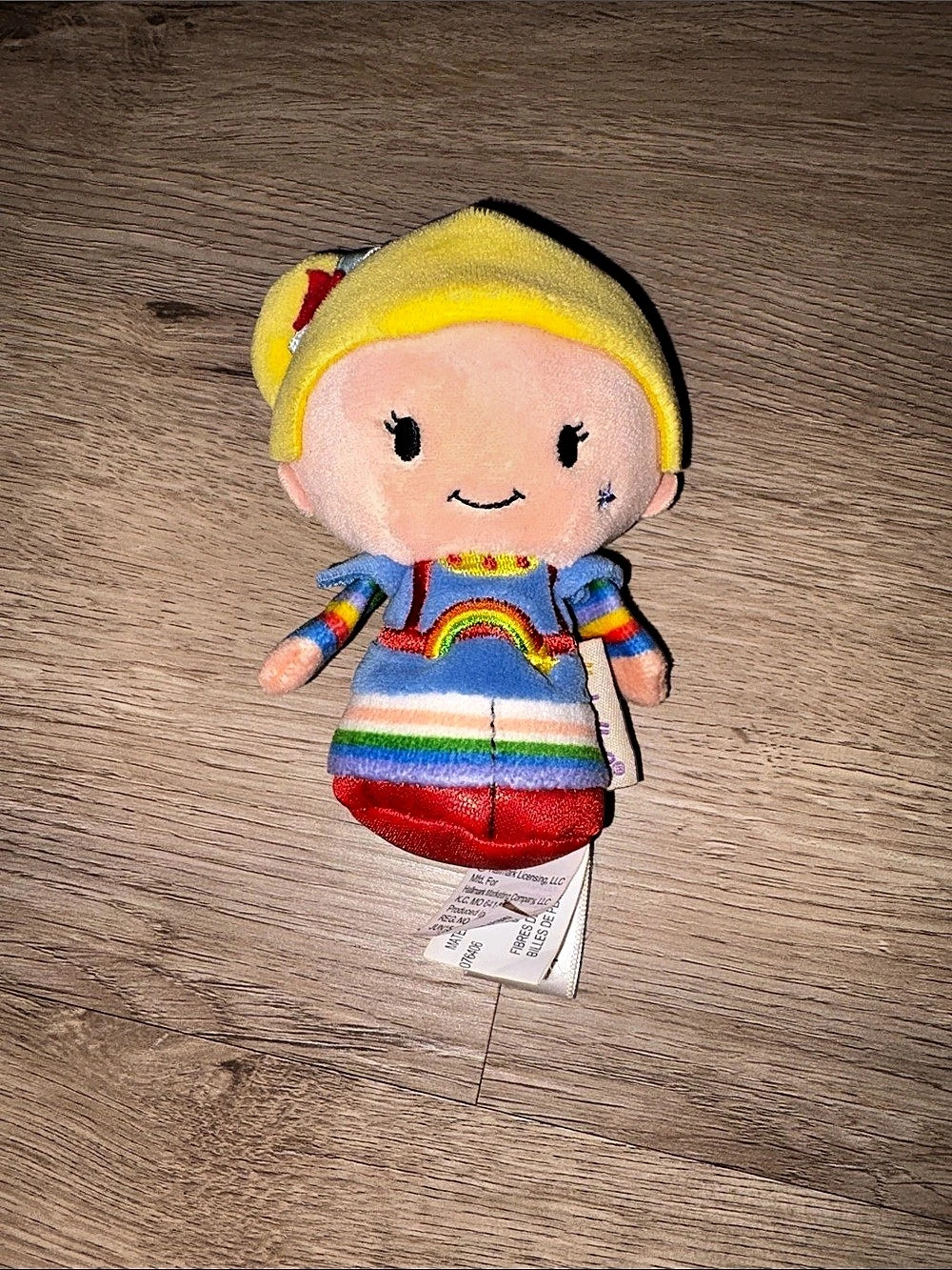 Hallmark Rainbow Brite Itty Bittys Plush Doll Blue & Yellow